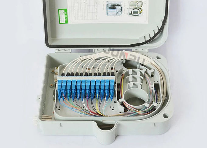 جعبه توزیع فیبر نوری قطبی با آداپتور Sc و Pigtails 0